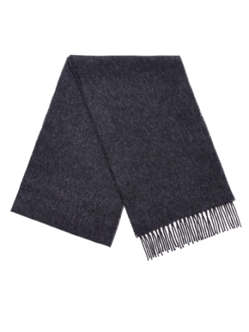 Plain Scarf-Dark Charcoal