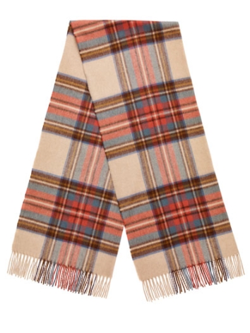 Antique Dress Stewart Oversized Tartan Scarf