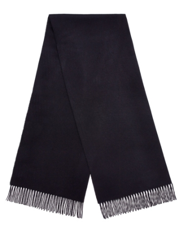 Plain Oversized Scarf-Black