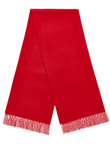 Plain Oversized Scarf-Scarlet