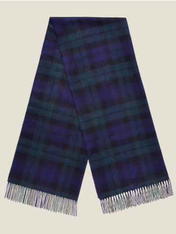 Black Watch Oversized Tartan Scarf