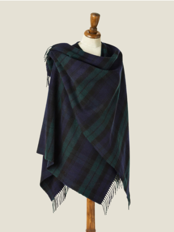 Black Watch Small Tartan Ruana