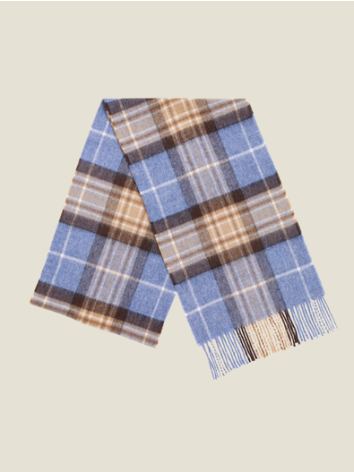 Blue Mckellar Tartan Scarf
