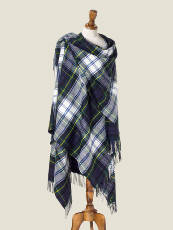 Dress Gordon Large Tartan Merino Ruana