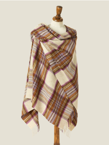 Dress Heather Stewart Small Tartan Ruana