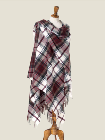 Dress Macduff Large Tartan Merino Ruana