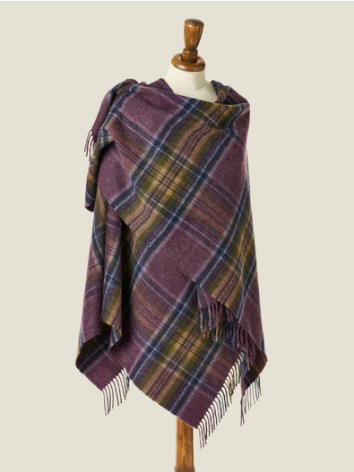 Heather Stewart Small Tartan Ruana