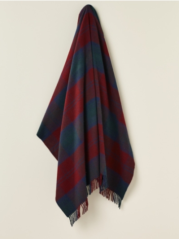 Lindsay Tartan Merino Throw