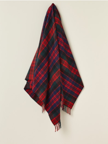 Macdonald Tartan Merino Throw