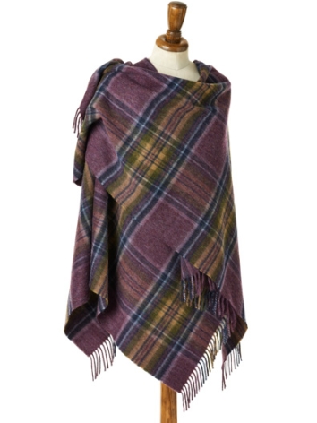 Heather Stewart Small Tartan Ruana