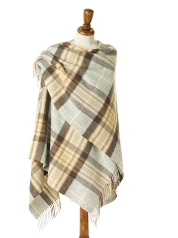 McKellar Small Tartan Ruana