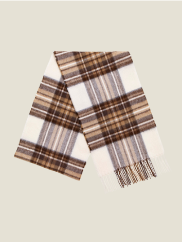 Natural Dress Stewart Tartan Design Scarf