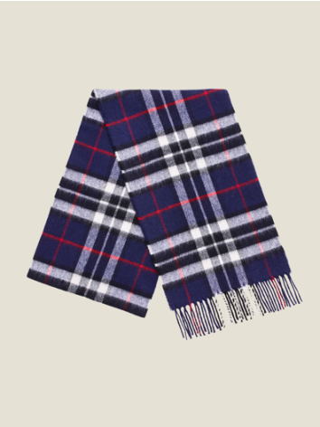 Navy Thompson Tartan Scarf