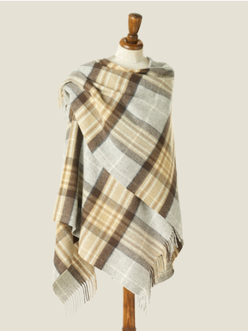 McKellar Small Tartan Ruana
