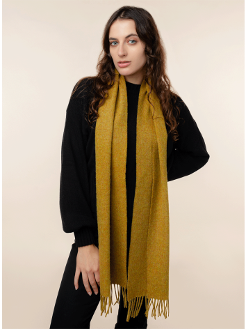 Plain scarf in Gold by Rosemill.