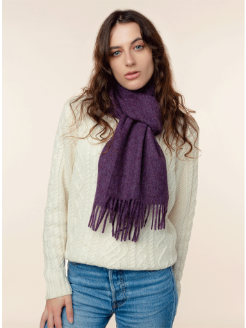 Plain Scarf in Heather by Rosemill.