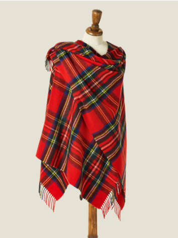 Royal Stewart Small Tartan Ruana