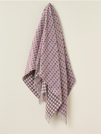 Milan Design Merino Throw-Clover
