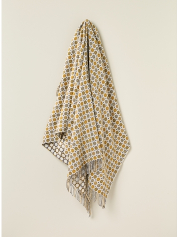 Milan design throw in Gold by RoseMill. 