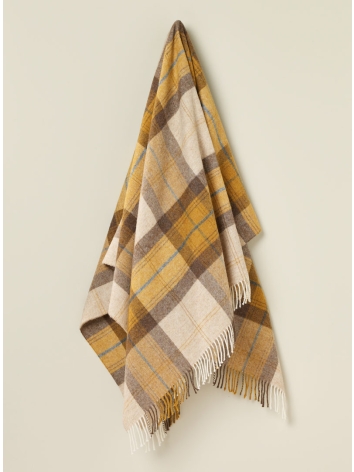 Skye Design Pure Wool Throw-Gold