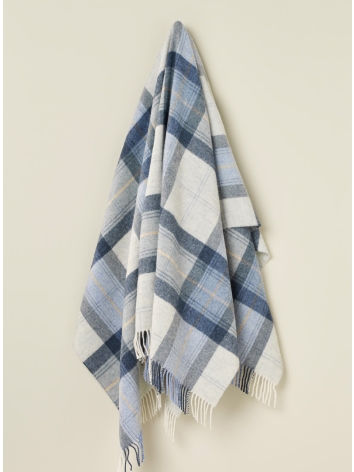 Skye Design Pure Wool Throw-Blue