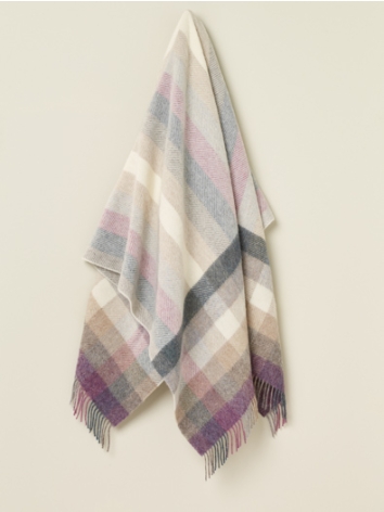 Woodale Design Pure Wool Throw-Heather