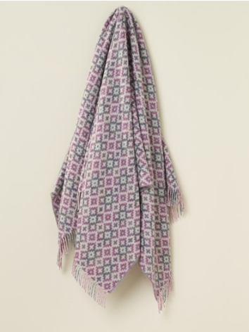 Dartmouth Design Pure Wool Throw-Heather