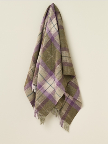 Skye Design Pure Wool Throw-Heather
